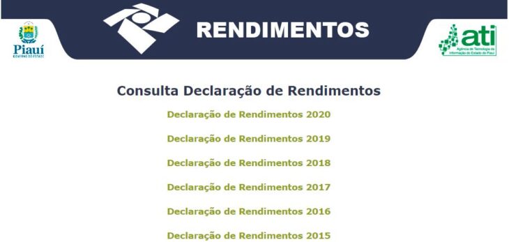  Servidores: Governo disponibiliza declaração de rendimentos 2020