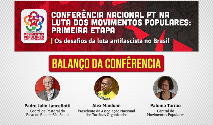  Conferência: experiências da luta real dos movimentos populares