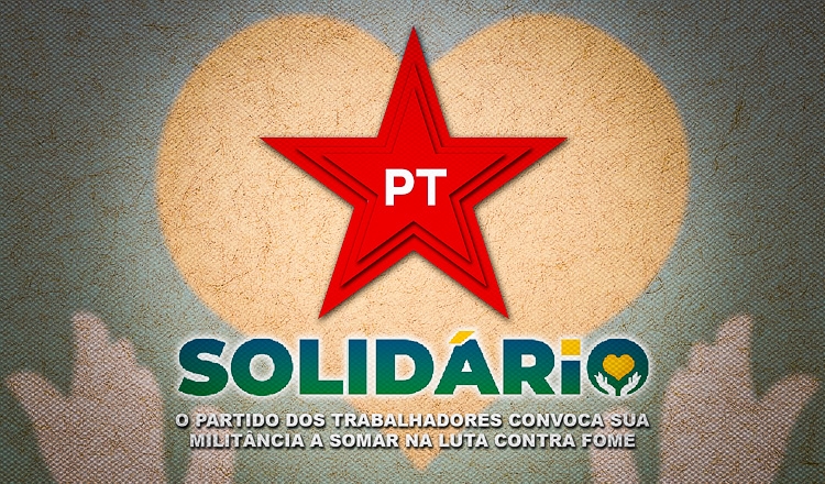  PT Solidário mobiliza coleta e distribuição de alimentos em 1º de maio