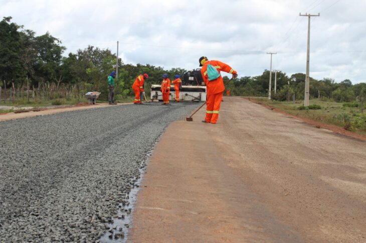  PRO Piauí pavimenta estradas e ruas de povoados em Boqueirão do Piauí