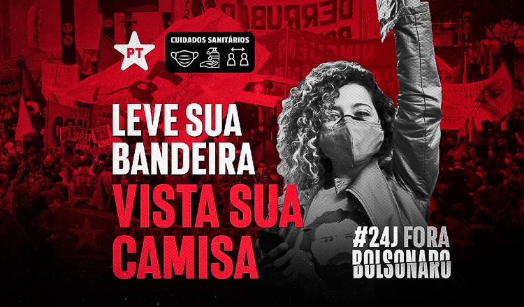  Sábado: Mais de 300 cidades aderem ao ato #24JFora Bolsonaro