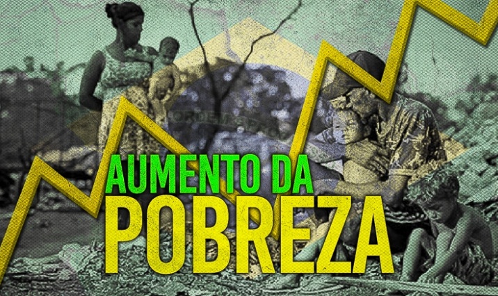  Brasil ganha 7,2 milhões de miseráveis em um ano