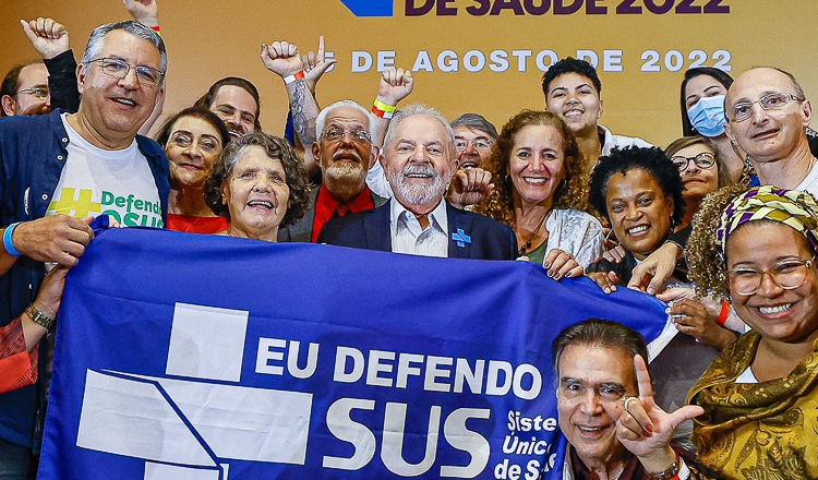  Lula defende mais verba para a saúde: “Compromisso que estou assumindo”