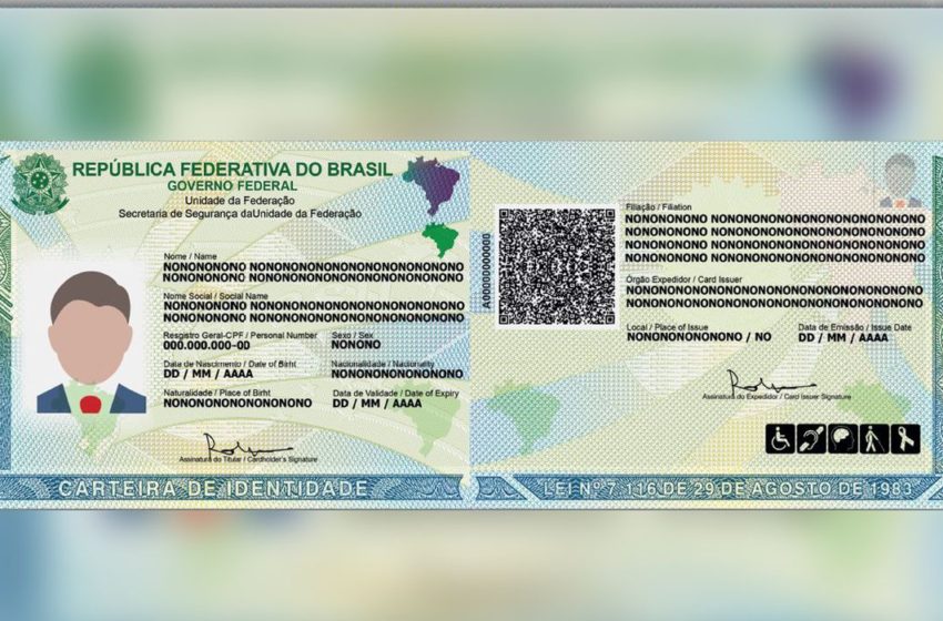  Governo prorroga prazo para estados emitirem novo RG