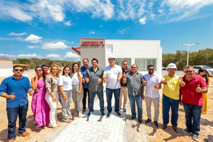  Governador visita obras de construção do aeroporto de Barra Grande