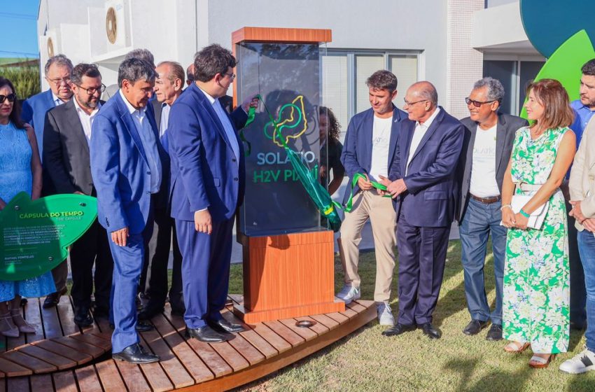  Rafael Fonteles e Geraldo Alckmin lançam maior empreendimento de hidrogênio verde do mundo
