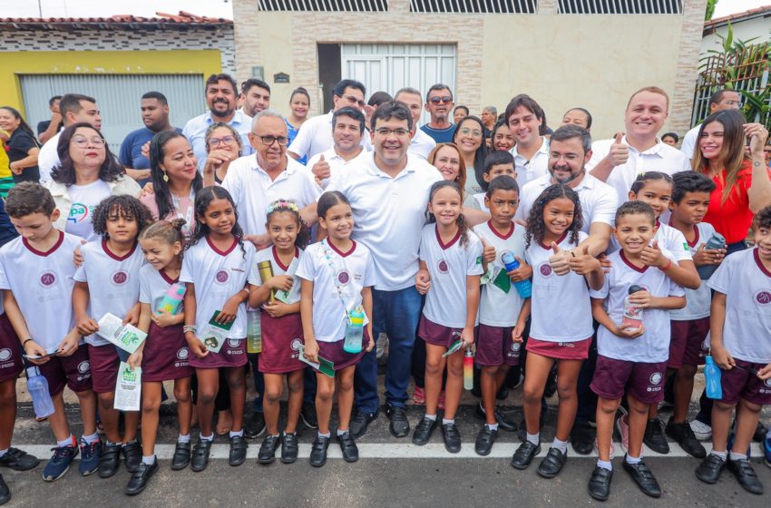  Governador Rafale Fonteles entrega primeira das 67 obras do Orçamento Participativo